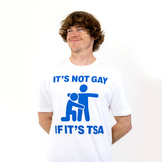 Load image into Gallery viewer, It&amp;#39;s Not Gay White Tee
