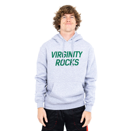 Virginity Rocks University Grey Hoodie