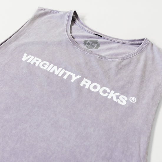 Virginity Rocks Registered Orchid Sleeveless Tank