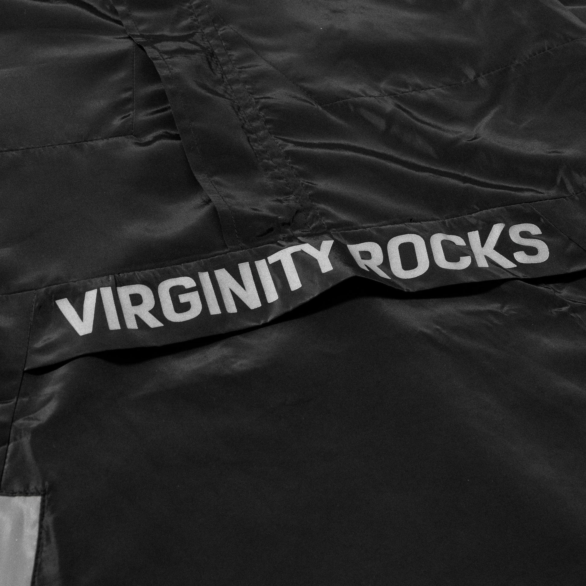 Virginity Rocks Black Windbreaker - Danny Duncan