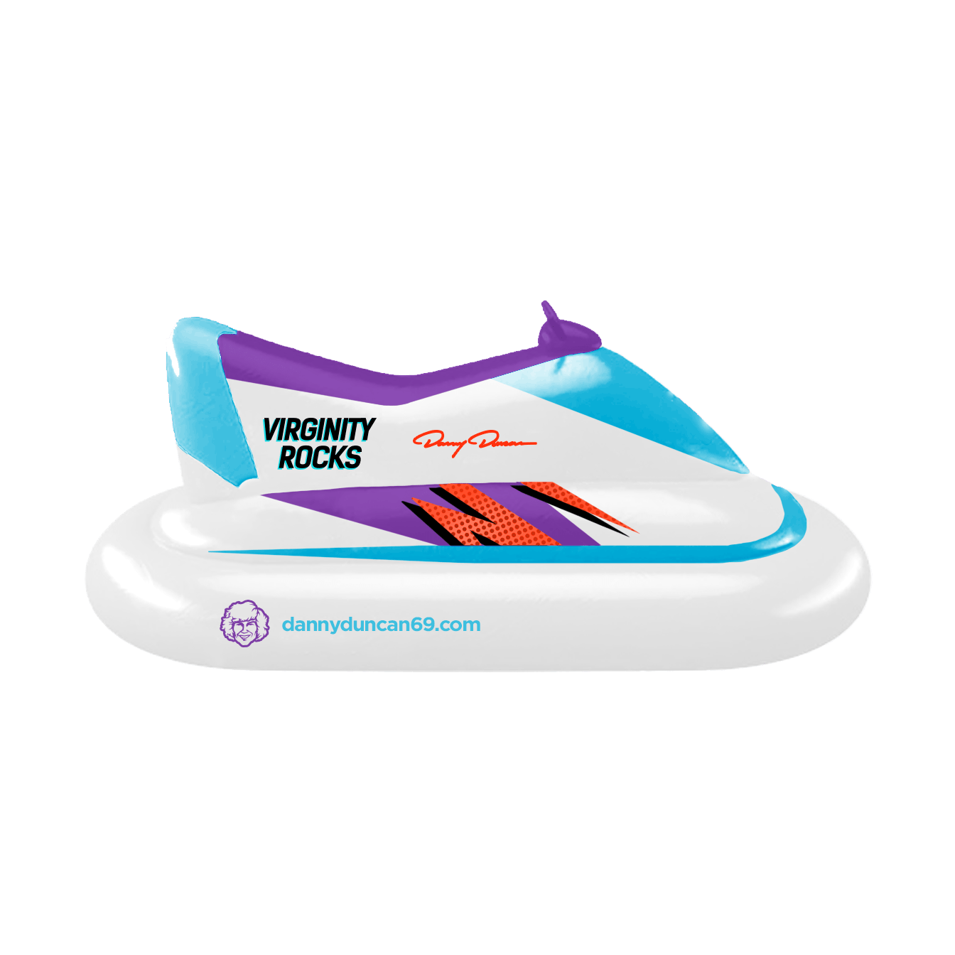 Virginity Rocks Jetski Pool Float - Danny Duncan