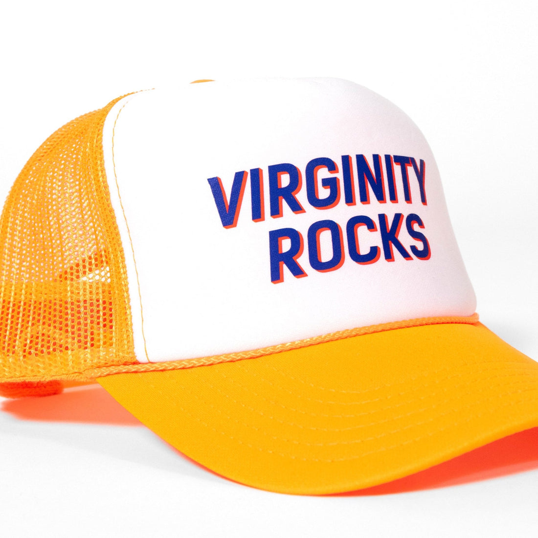 Virginity Rocks Orange Hat – Danny Duncan