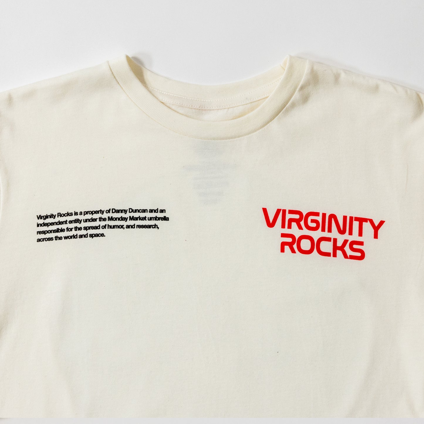 Virginity Rocks Earth Natural Tee