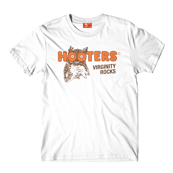 Virginity Rocks x Hooters White Tee