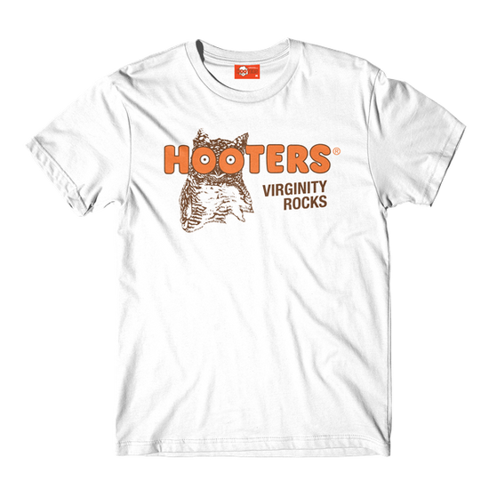 Virginity Rocks x Hooters White Tee