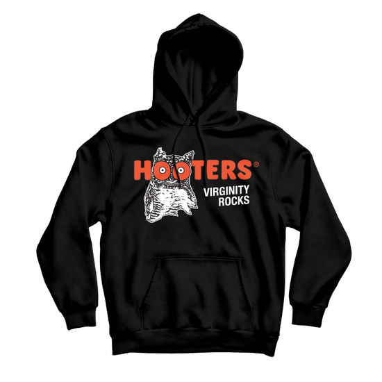 Virginity Rocks x Hooters Black Hoodie Danny Duncan