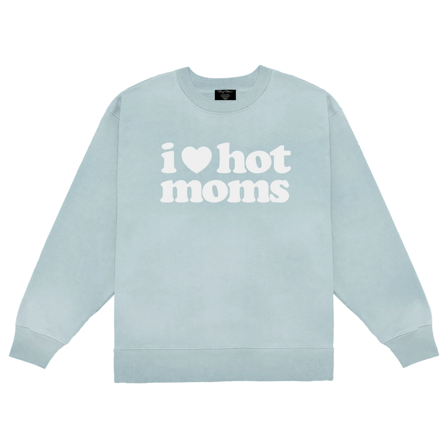 I Heart Hot Moms Wash Crewneck