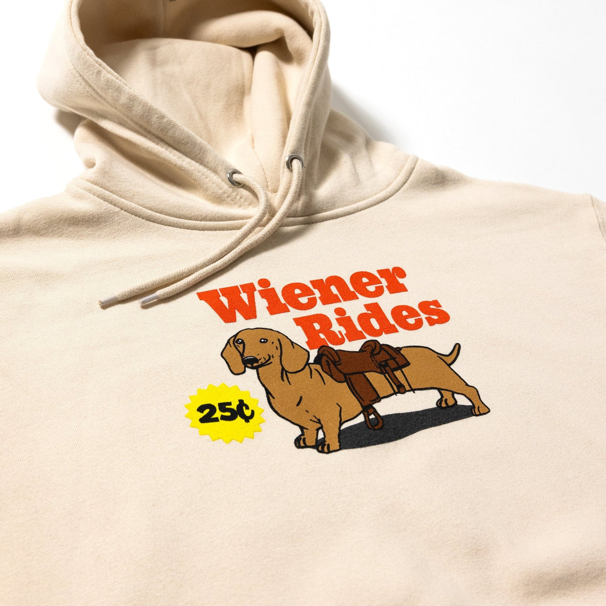 Wiener Rides Wiener Rides Sand Hoodie – Danny Duncan