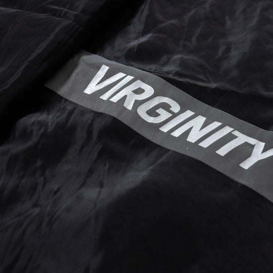 Load image into Gallery viewer, Virginity Rocks Black Windbreaker
