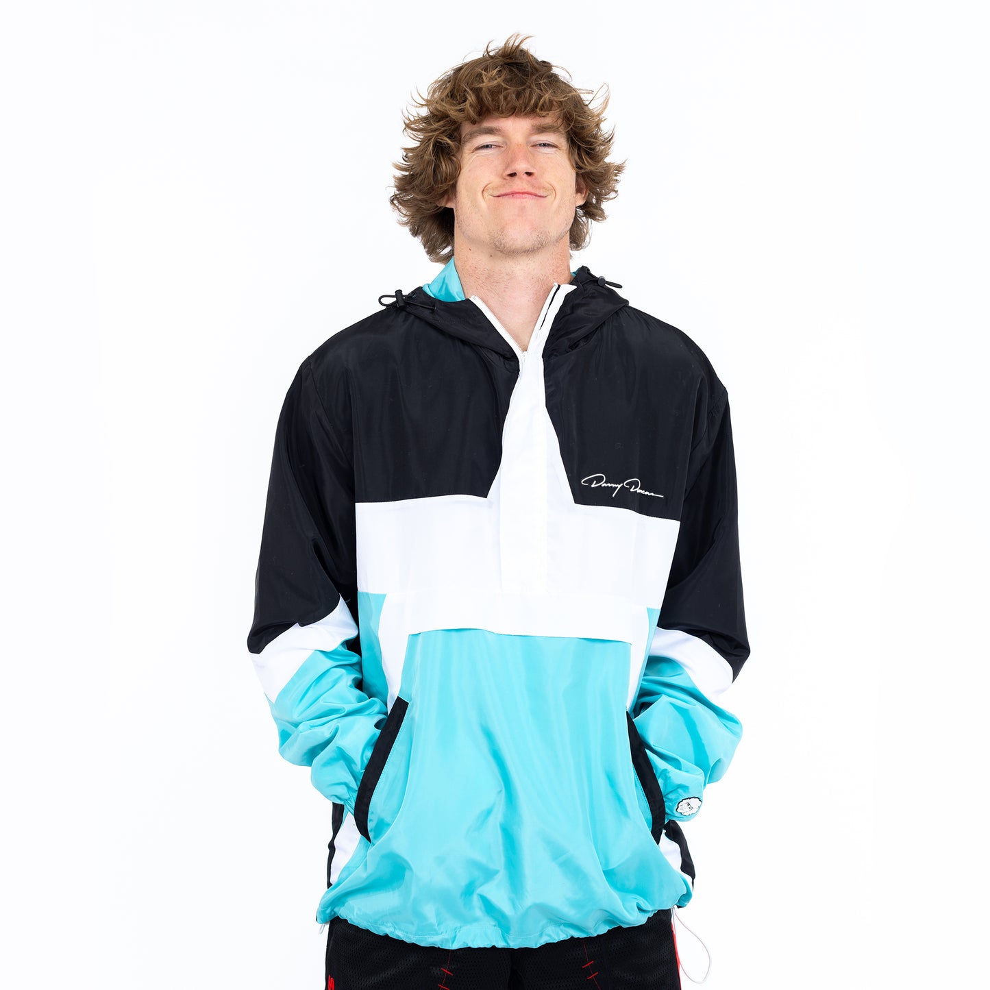 Load image into Gallery viewer, Signature Teal Windbreaker
