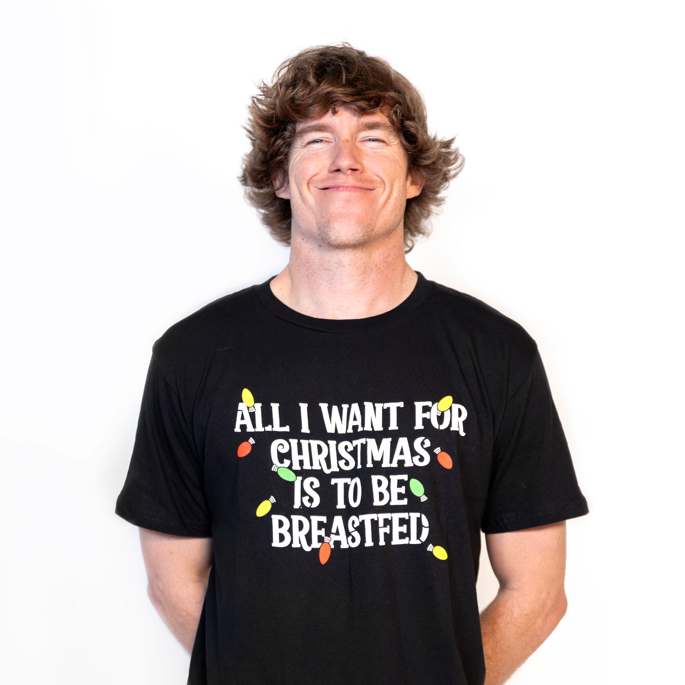 All I Want For Christmas Black Tee