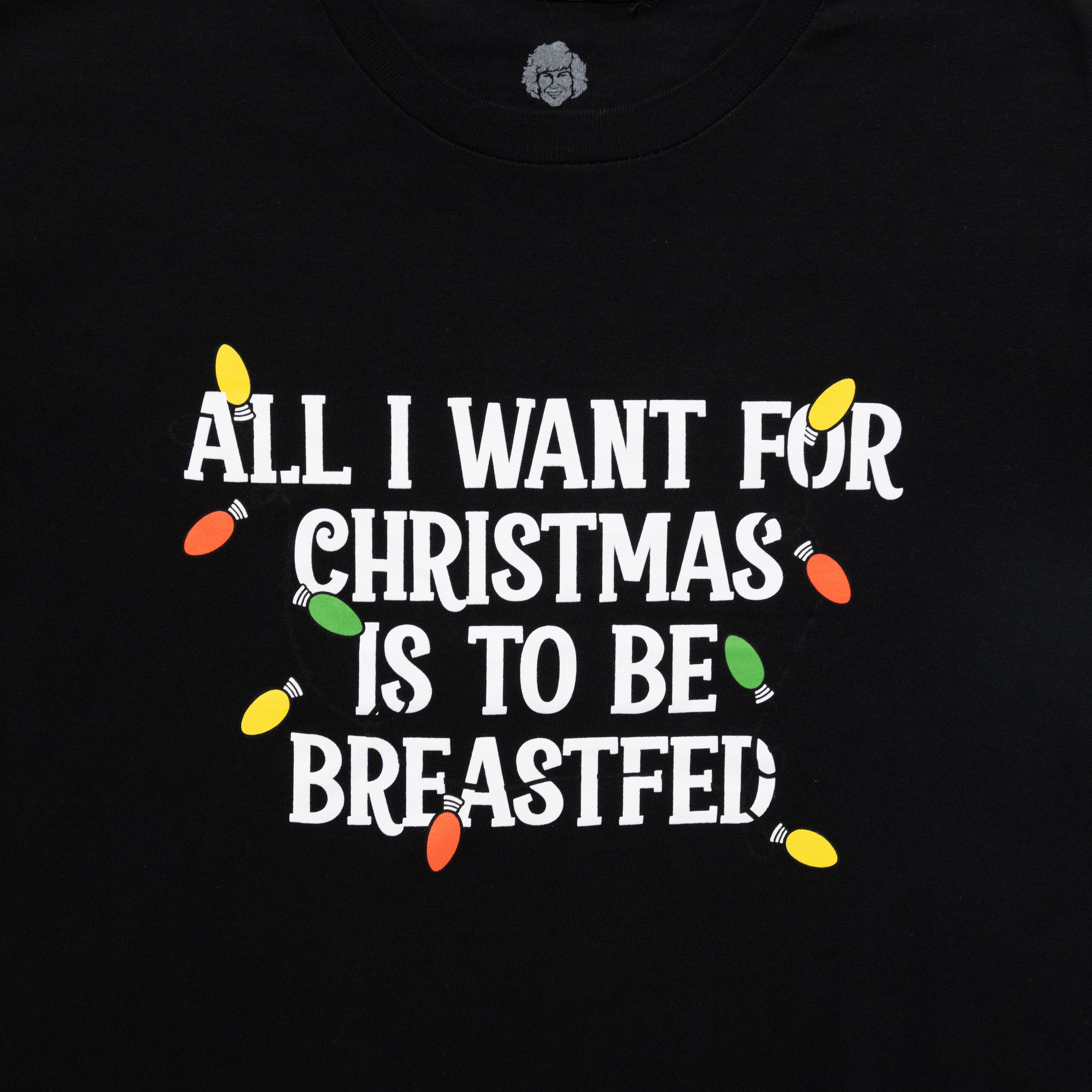 All I Want For Christmas Black Tee
