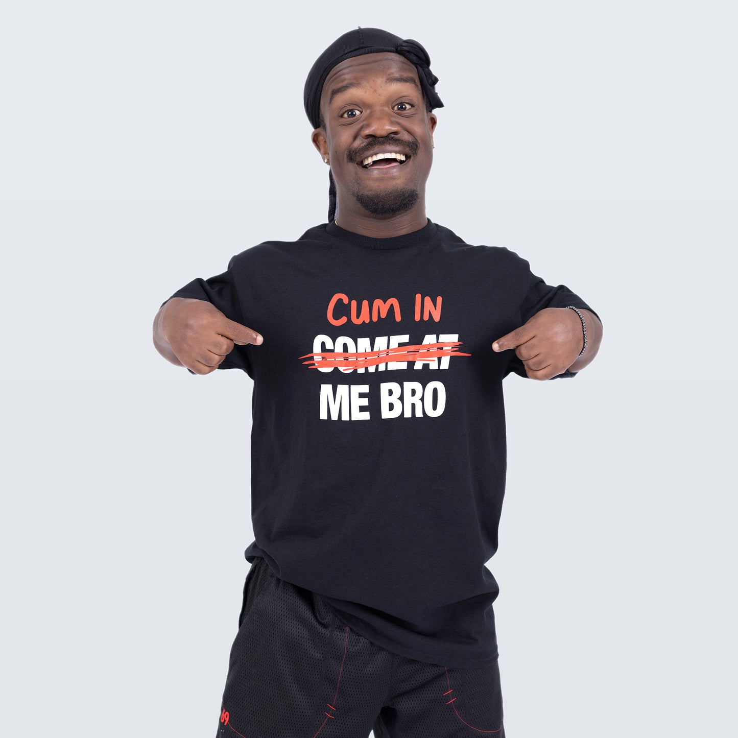 Come At Me Black Tee