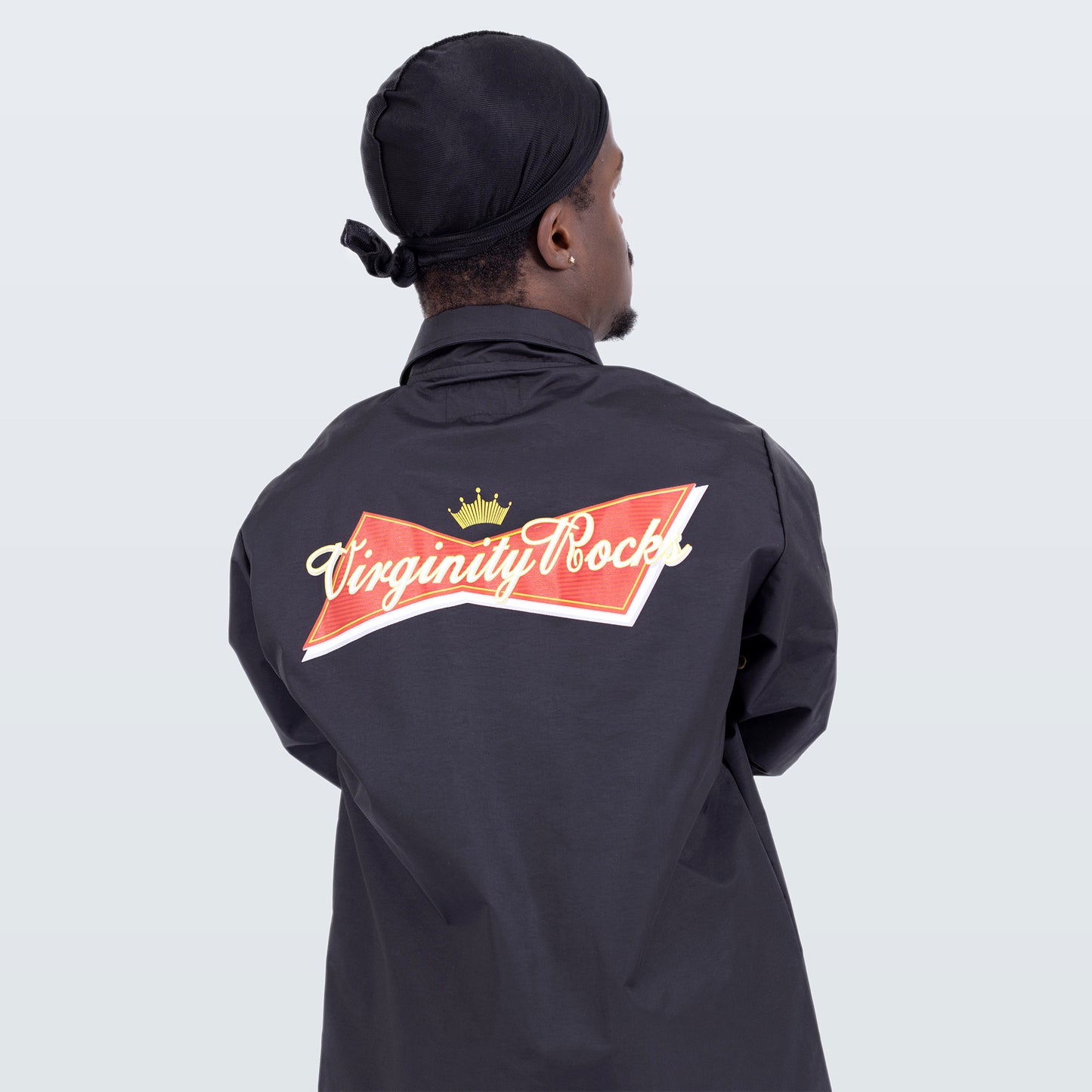 Virginity Rocks Crown Black Jacket