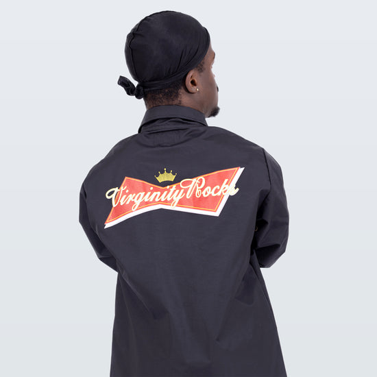 Virginity Rocks Crown Black Jacket