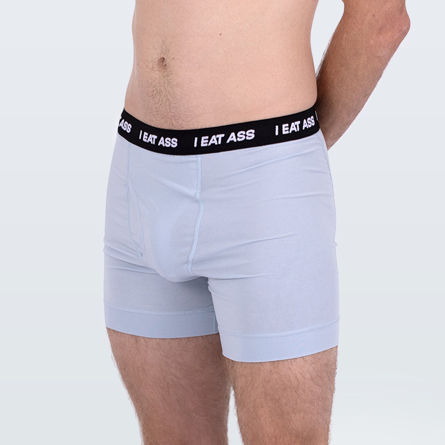 I Eat Ass Light Blue Boxers