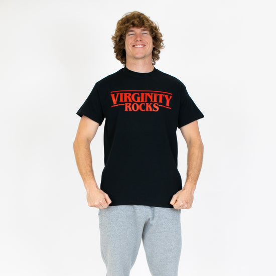 Virginity Rocks Strange Tee