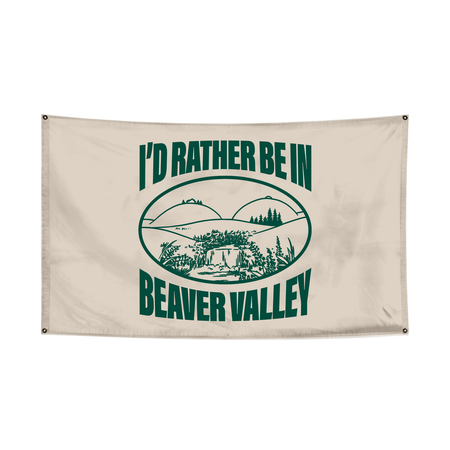 Beaver Valley Sand Wall Flag