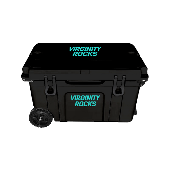 Virginity Rocks Black Cooler