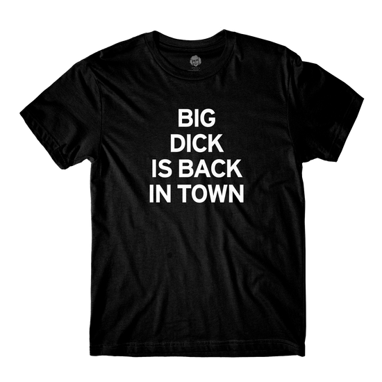 Load image into Gallery viewer, Back In Town Black Tee
