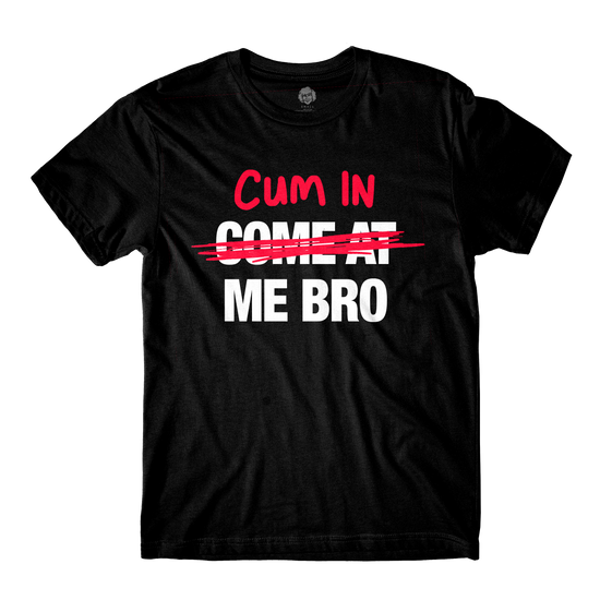 Come At Me Black Tee