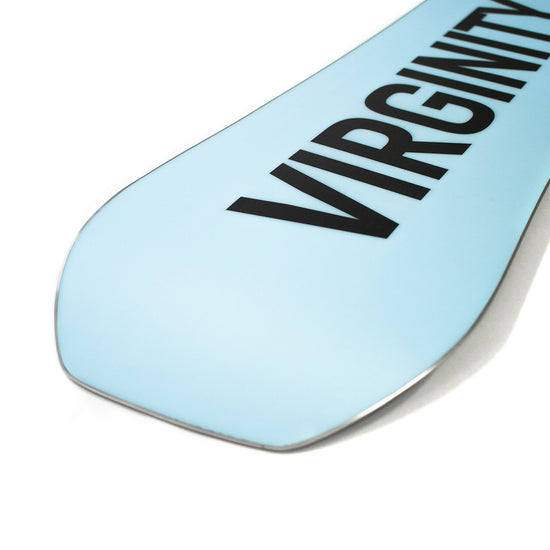 Load image into Gallery viewer, Virginity Rocks Light Blue Snowboard
