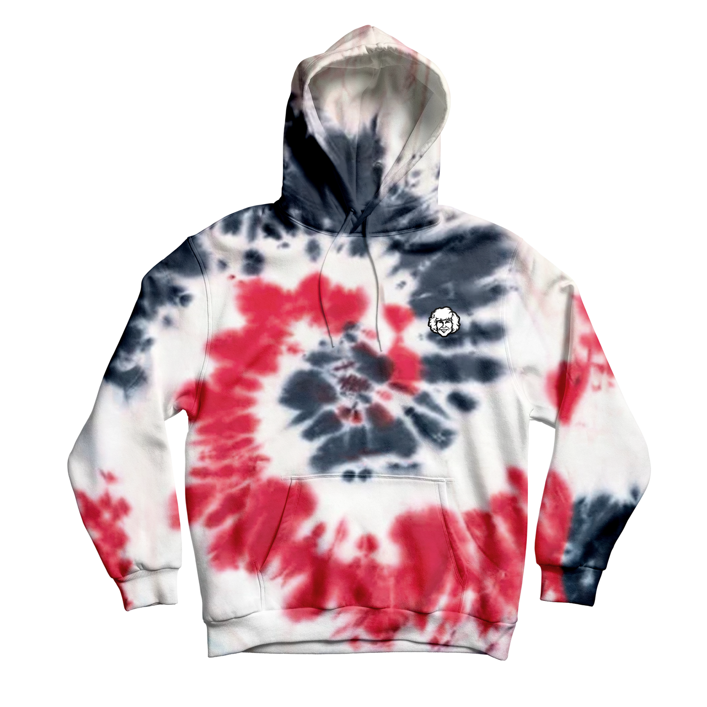 DD Logo Spiral Dye Hoodie