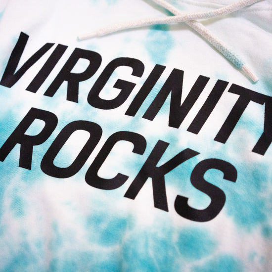Virginity Rocks Wash Dye Hoodie