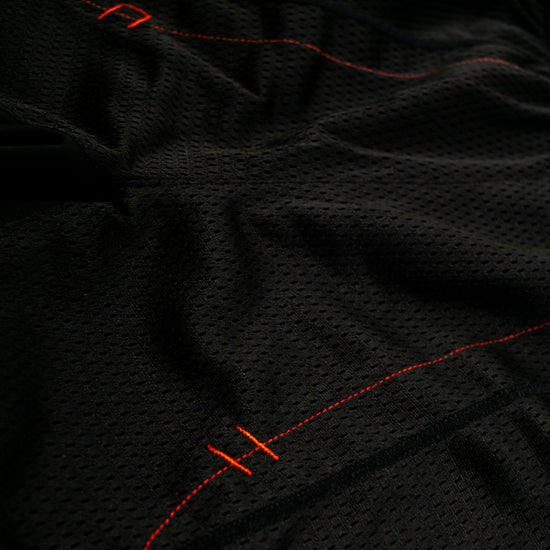Load image into Gallery viewer, Virginity Rocks Black Training Mesh Shorts
