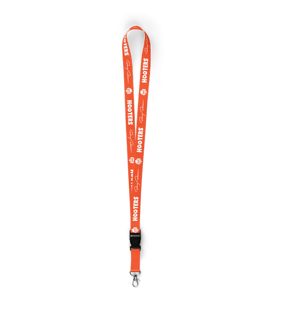 Danny Duncan  x Hooters Orange Lanyard