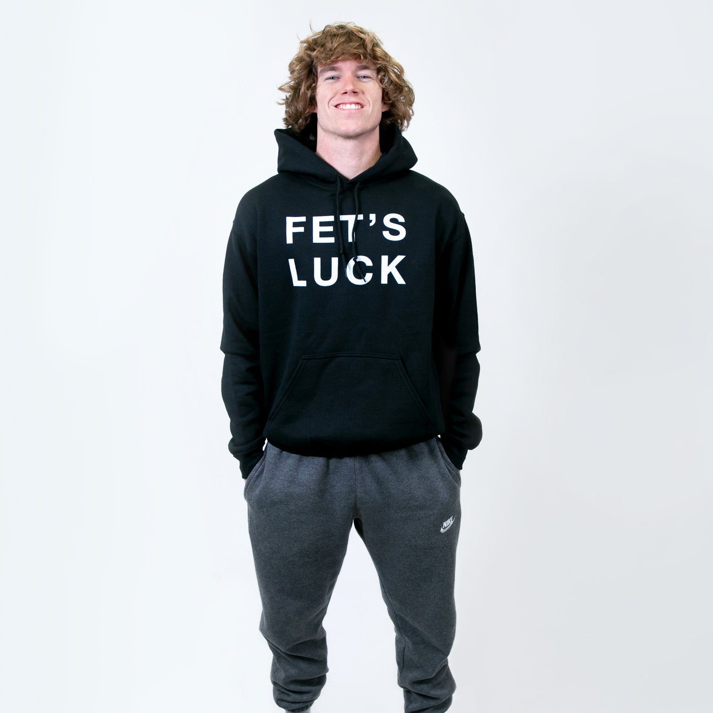 Fet's Luck Black Hoodie