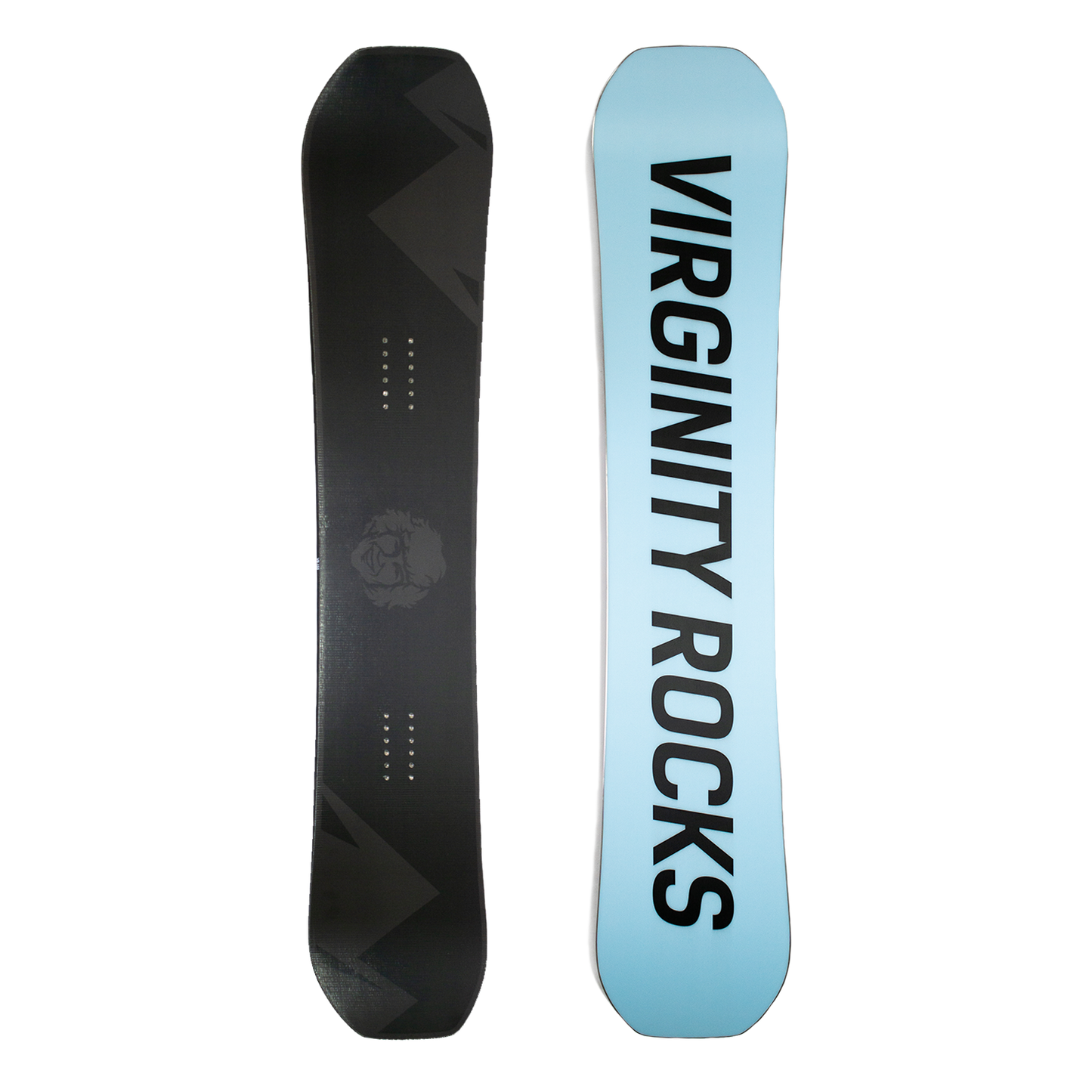 Virginity Rocks Light Blue Snowboard