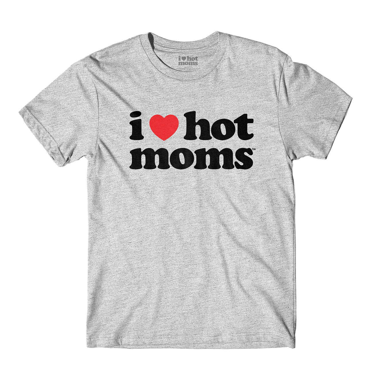 I Heart Hot Moms Grey Tee