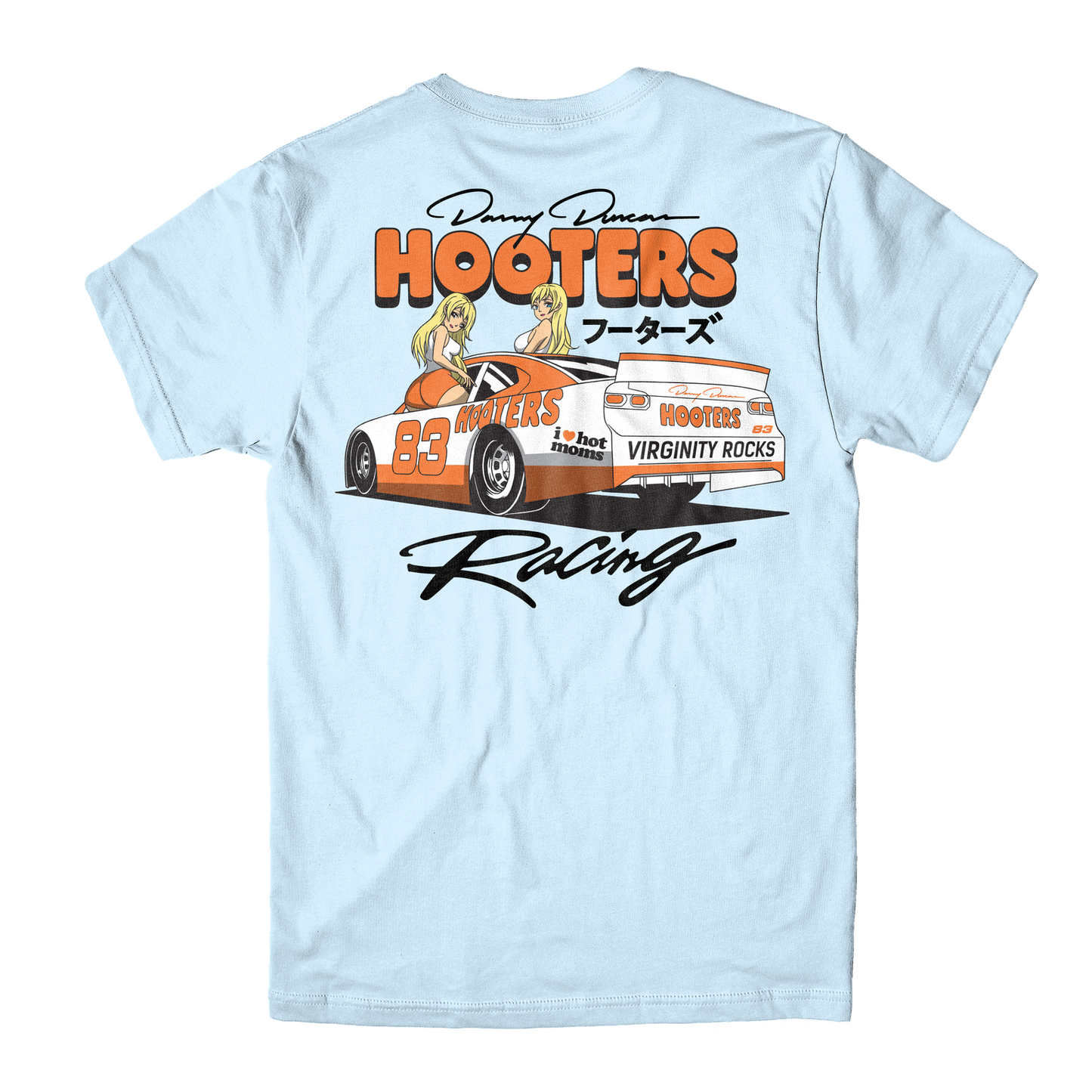 Hooters Racing Light Blue Tee