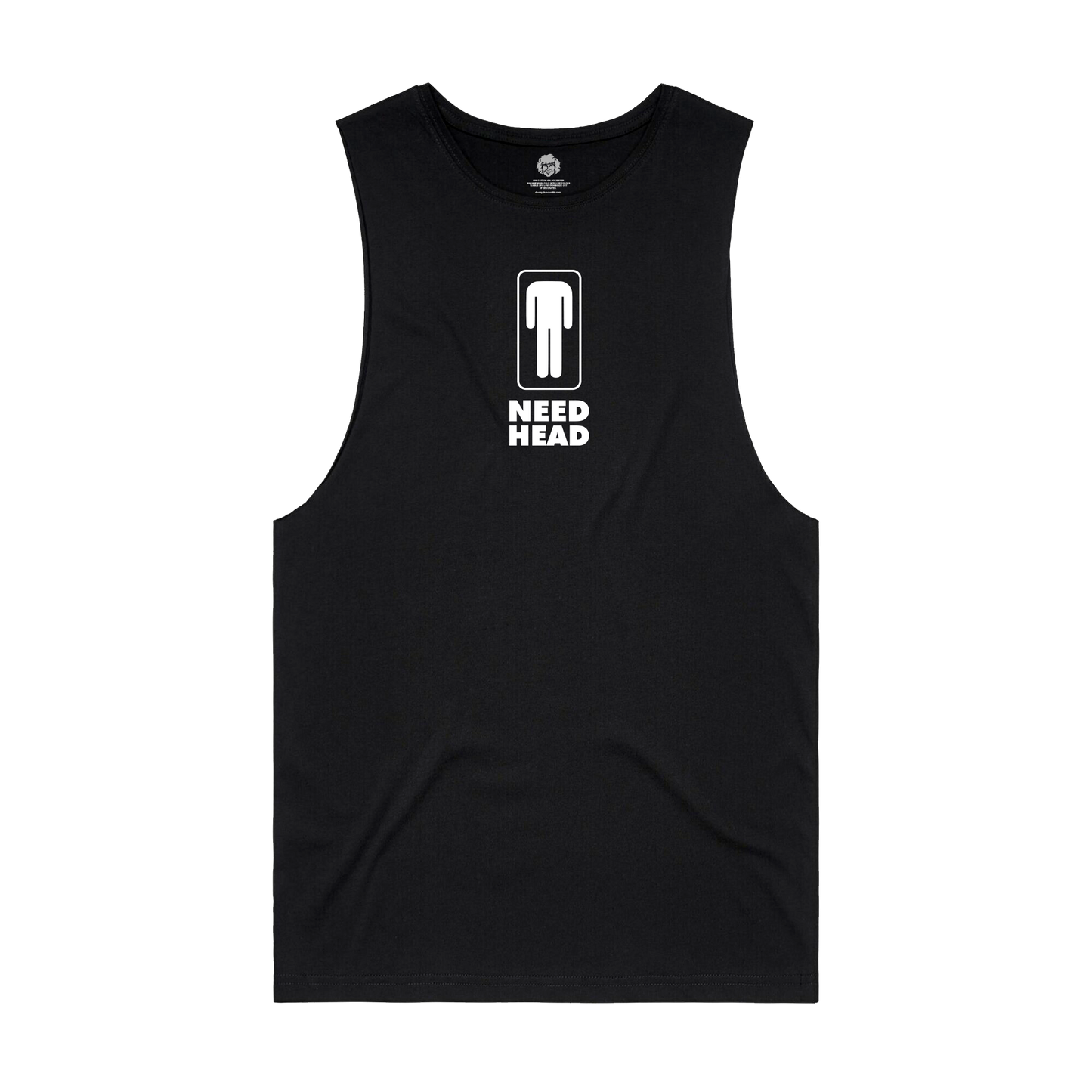 Need Head Black Sleeveless Tank