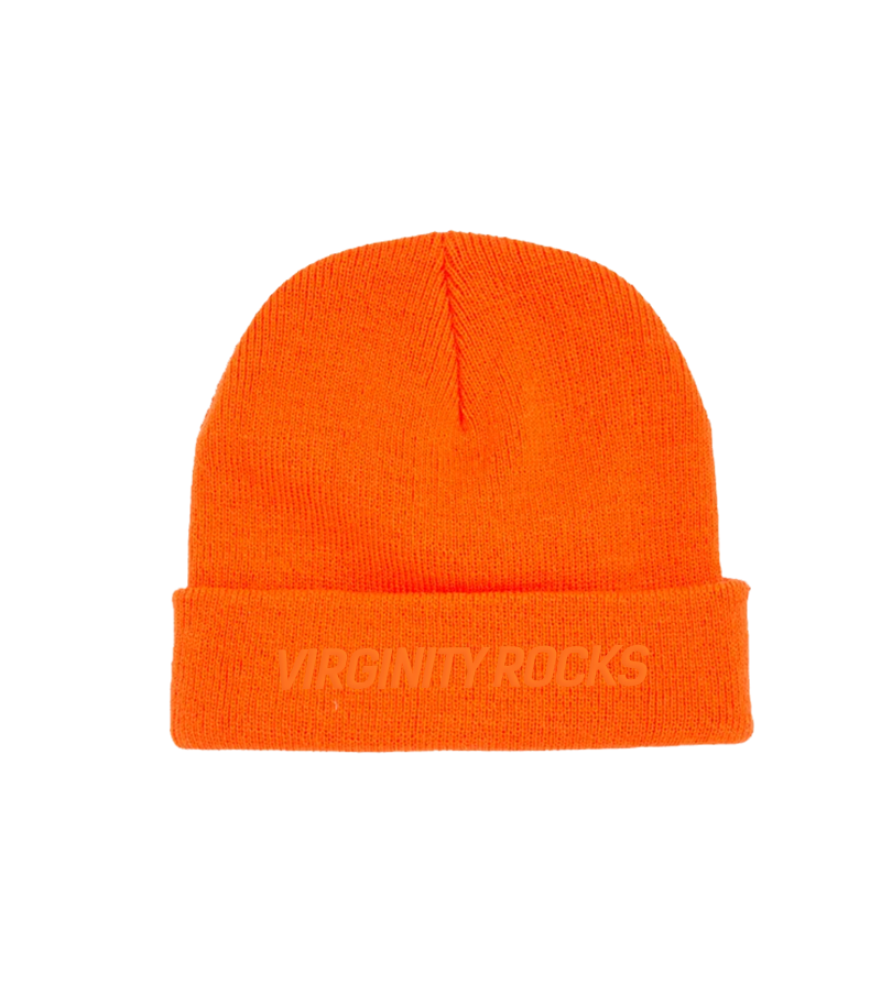 Virginity Rocks Orange Beanie