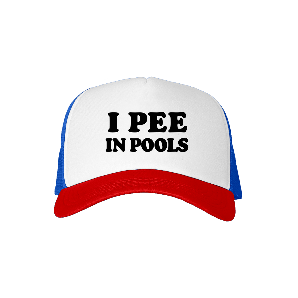 I Pee In Pools Mesh Hat