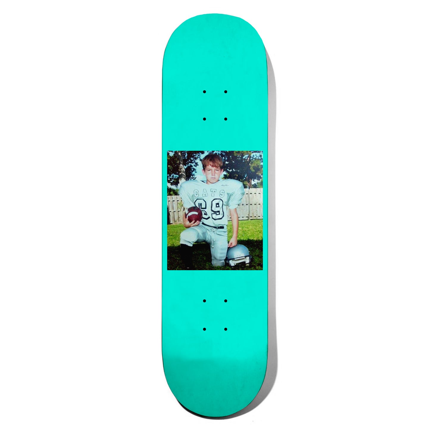 Quick Boy Turquoise Skate Deck