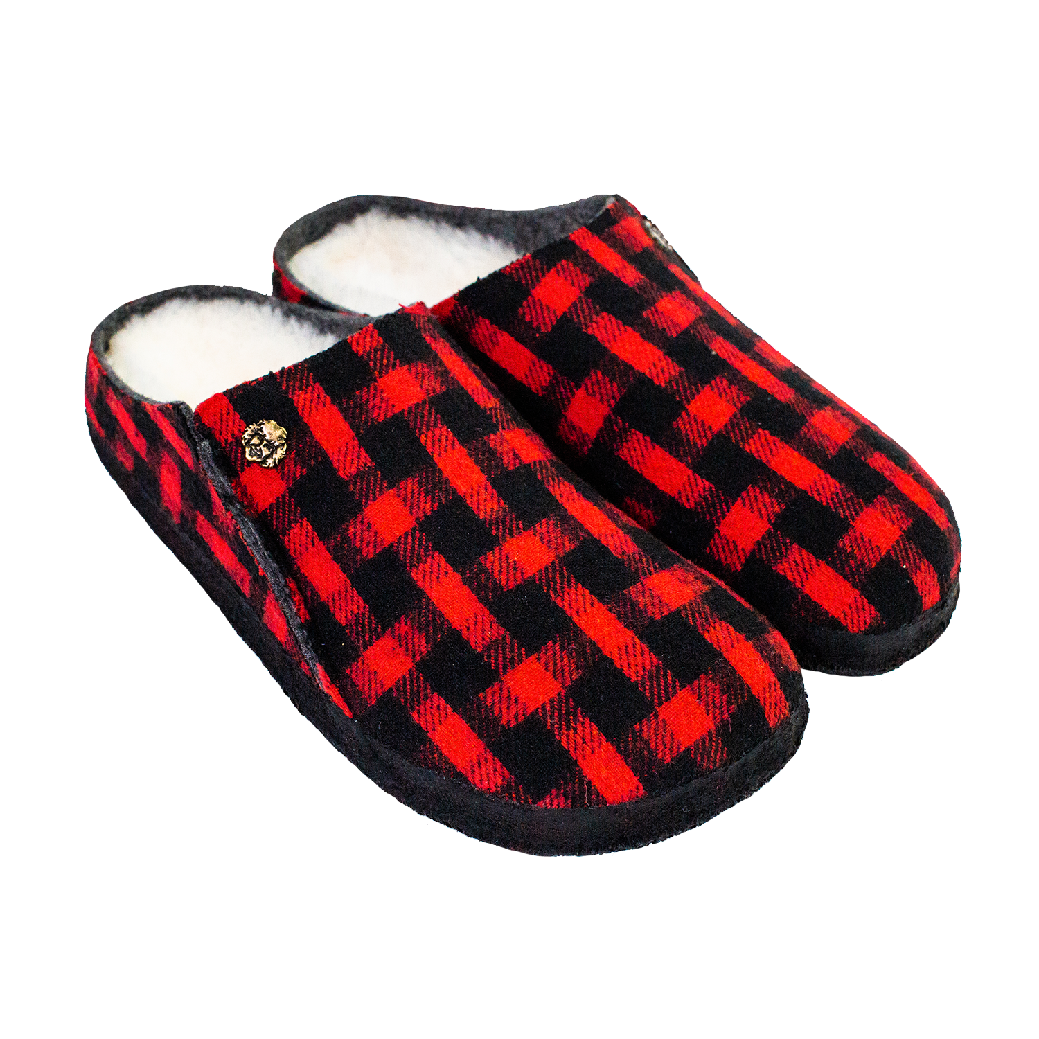 Danny Duncan Black/Red Slippers