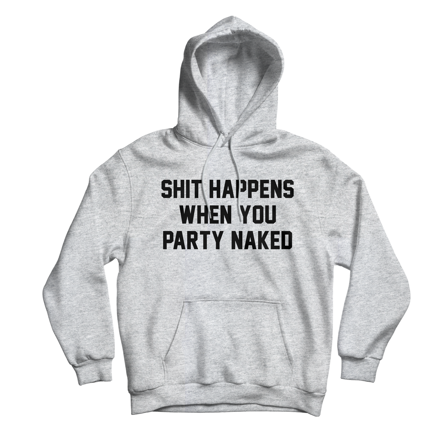 Shit Happens Grey Hoodie