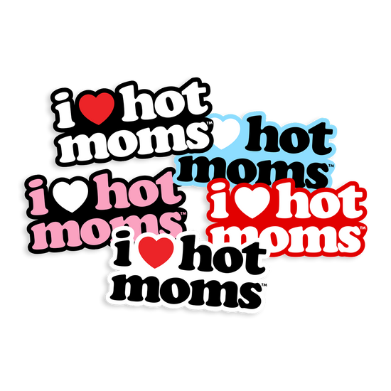 I Heart Hot Moms Sticker Pack