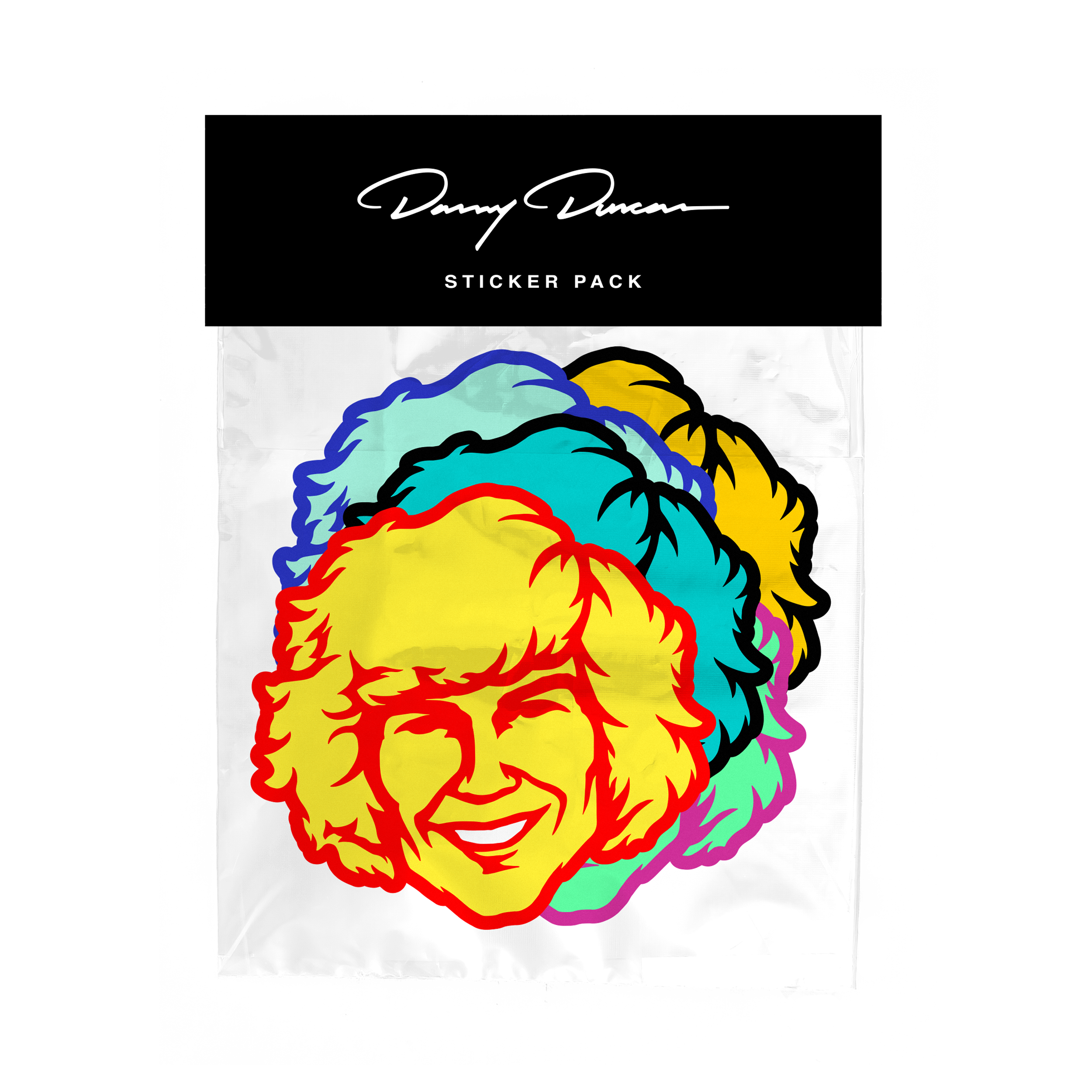 Danny Duncan Face Sticker Pack