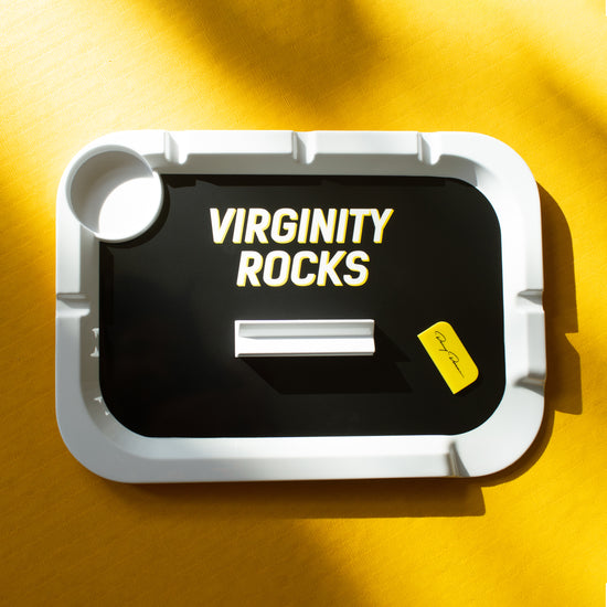 Load image into Gallery viewer, Virginity Rocks Rolling Tray
