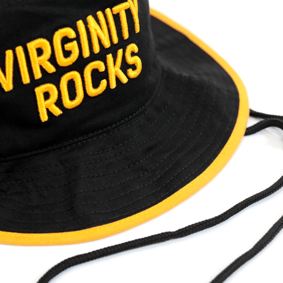 Virginity Rocks Black Bucket Hat