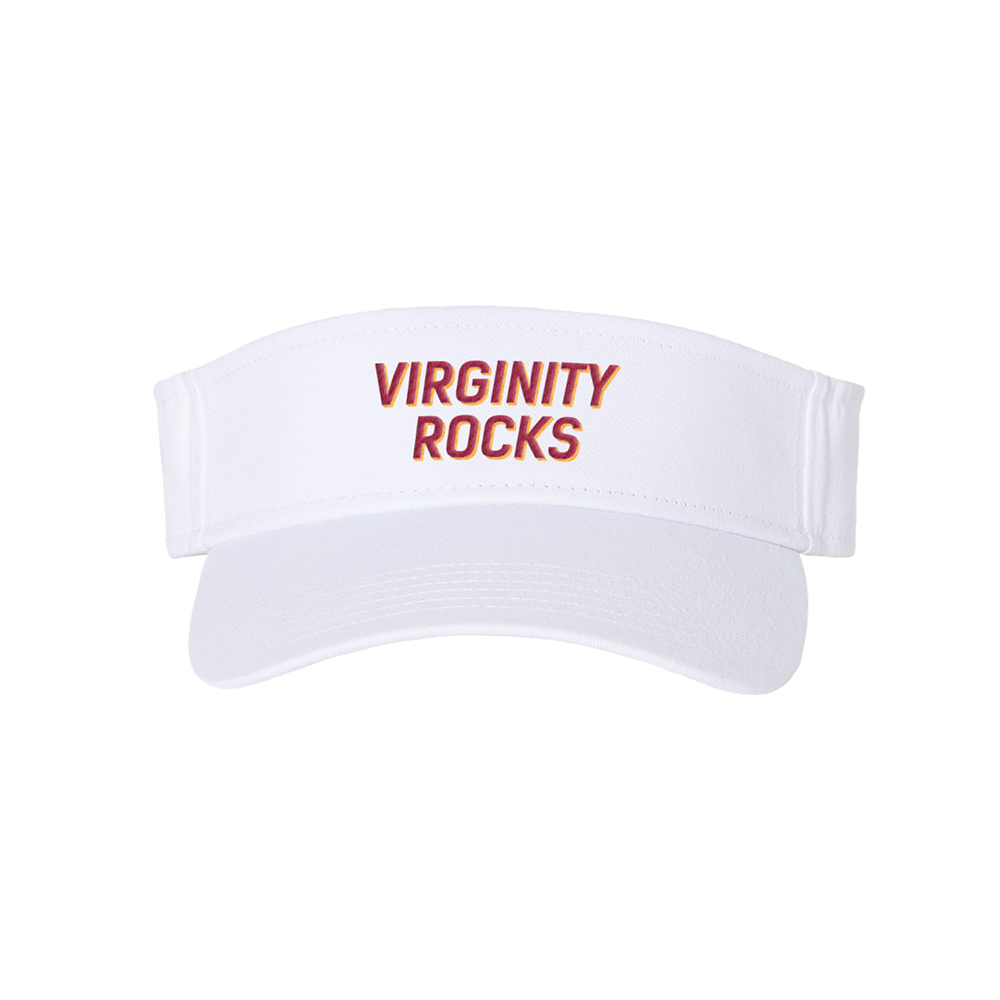 Virginity Rocks Tour White Visor