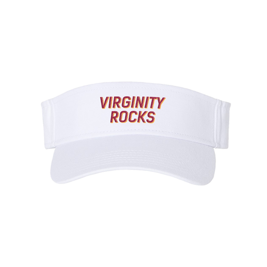 Virginity Rocks Tour White Visor