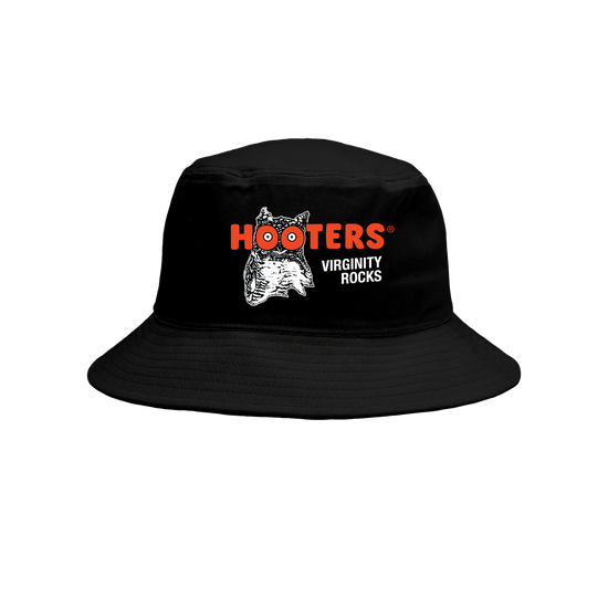 Virginity Rocks x Hooters Black Bucket Hat