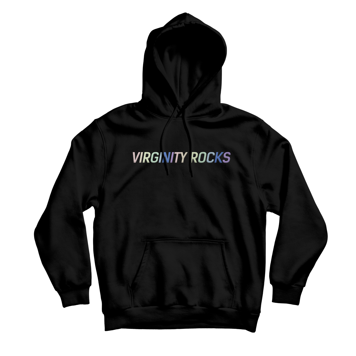 Virginity Rocks Embroidered Pastel Hoodie