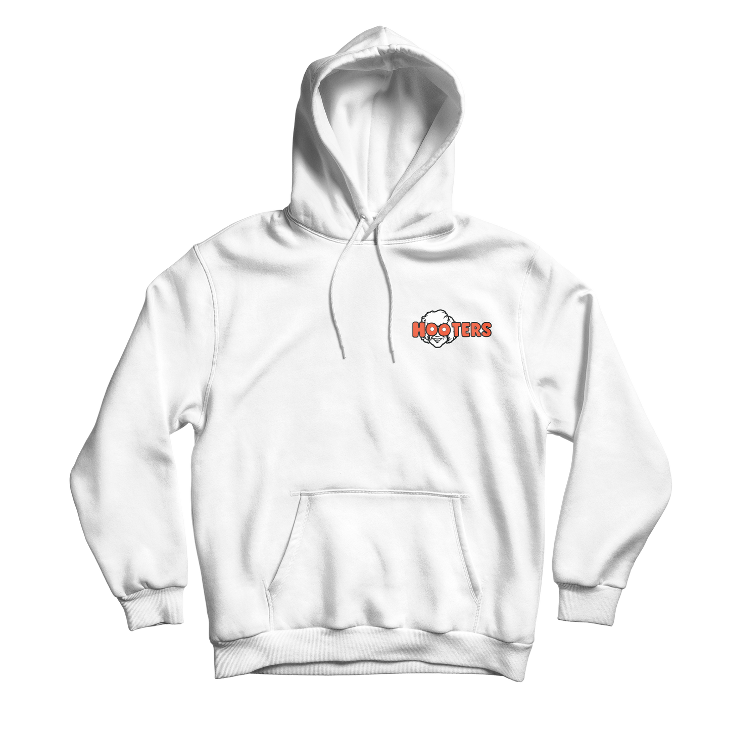 Danny Duncan x Hooters Embroidered White Hoodie