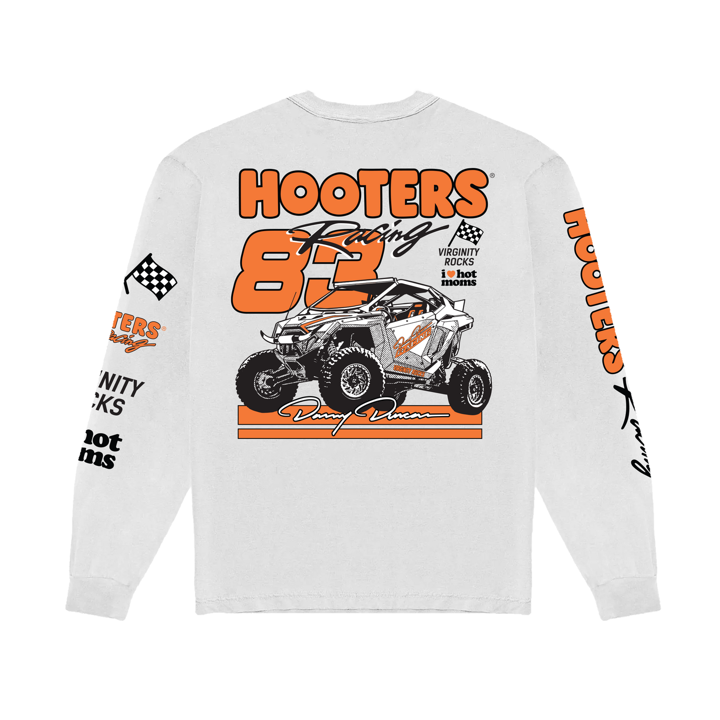 Rzr Racing White Long Sleeve